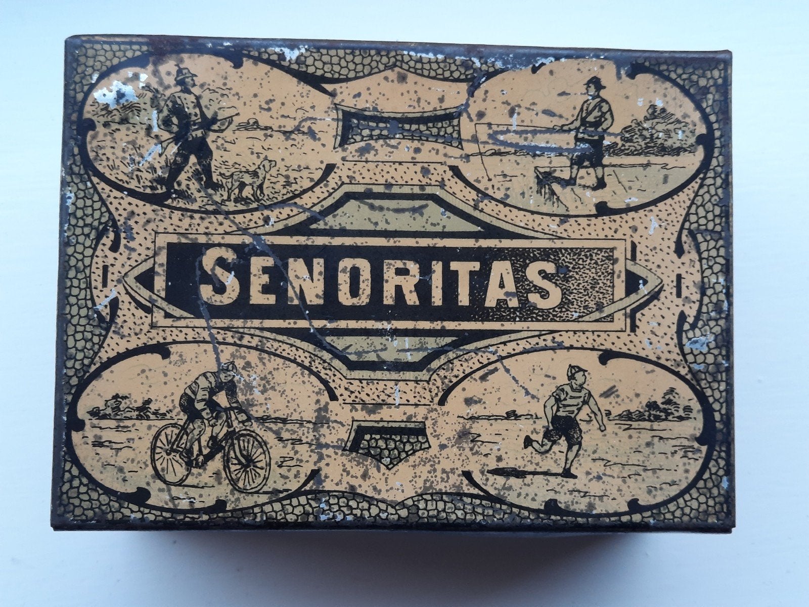 Senoritas sigaren blik, Ophalen of Verzenden, Gebruikt, Overige