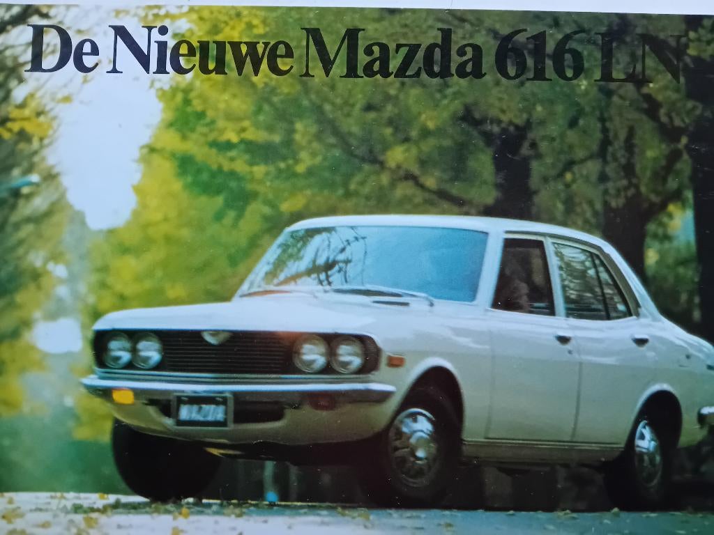 Brochure Mazda 616 LN, Ophalen of Verzenden, Zo goed als nieuw, Mazda