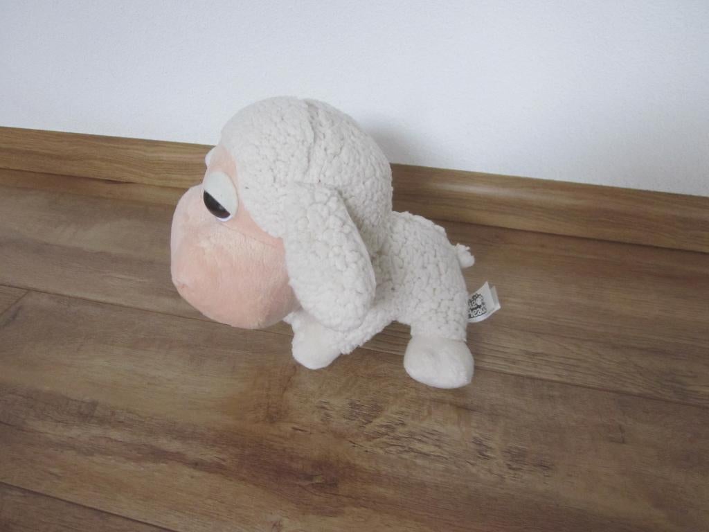Big Headz TCC Global roomwit pluche schaap + lam knuffel, Overige merken, Overige karakters, Overige typen, Nieuw