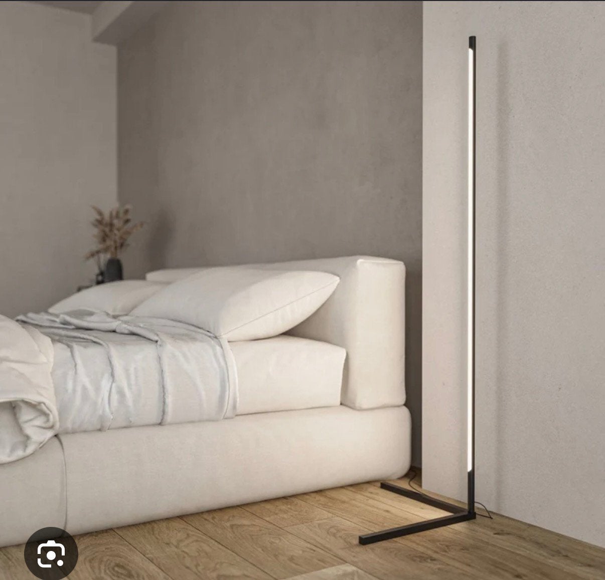 Neona Helios vloerlamp zwart 2 stuks met afstandsbediening, Ophalen, Kunststof, 100 tot 150 cm, Zo goed als nieuw