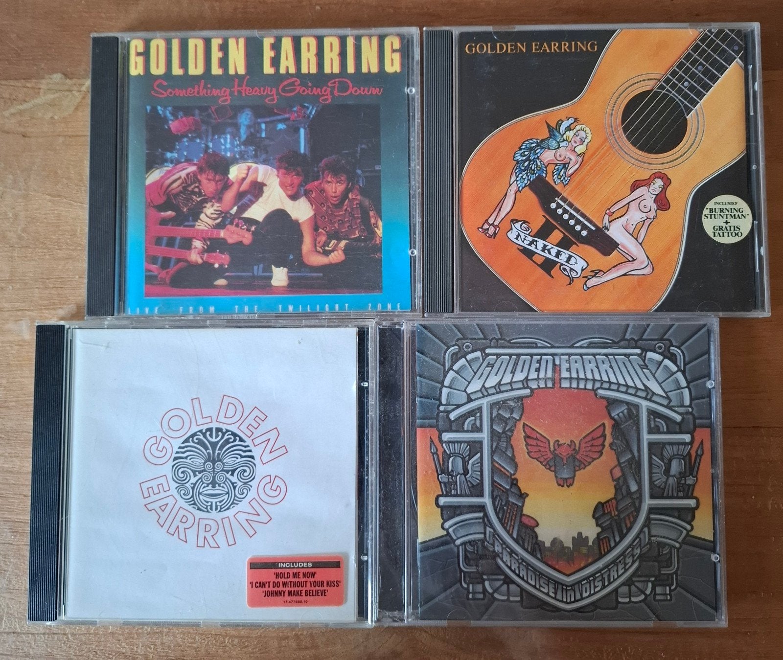 Golden Earring CD Collectie: 4 Albums, Ophalen of Verzenden, Gebruikt, Poprock