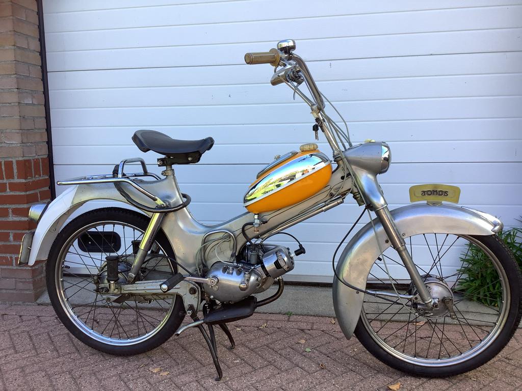 Tomos 3TL Silver Streak + HMW damesbrommer, Ophalen, Gebruikt, Maximaal 45 km/u, Overige modellen