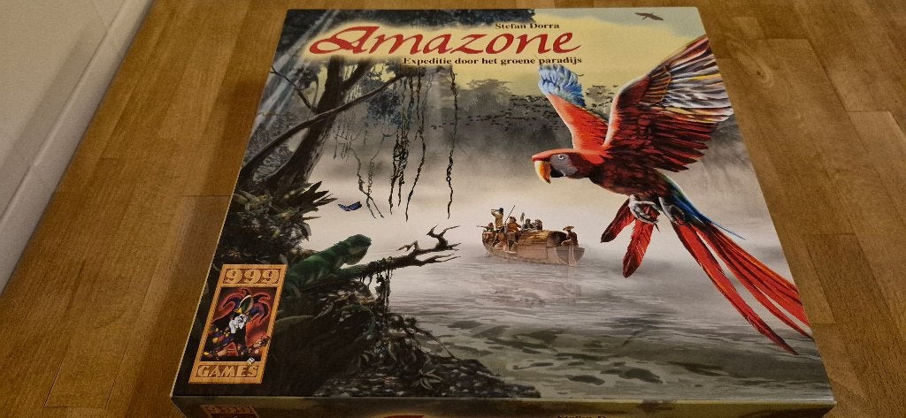 Amazone: Expeditie door het groene paradijs 999games zgan, Vijf spelers of meer, Ophalen of Verzenden, Zo goed als nieuw, 999 Games