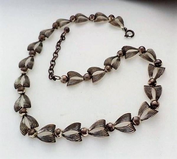 Theodor Klotz. Teka. Prachtig 925 zilver collier (7570-719), Ophalen, Zo goed als nieuw, Zilver, Zilver