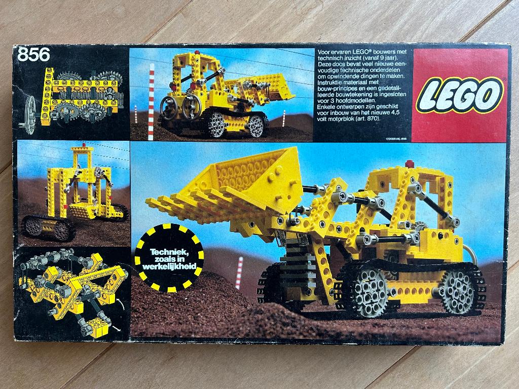 Lego 856 Bulldozer, Ophalen, Compleet, Gebruikt, Lego
