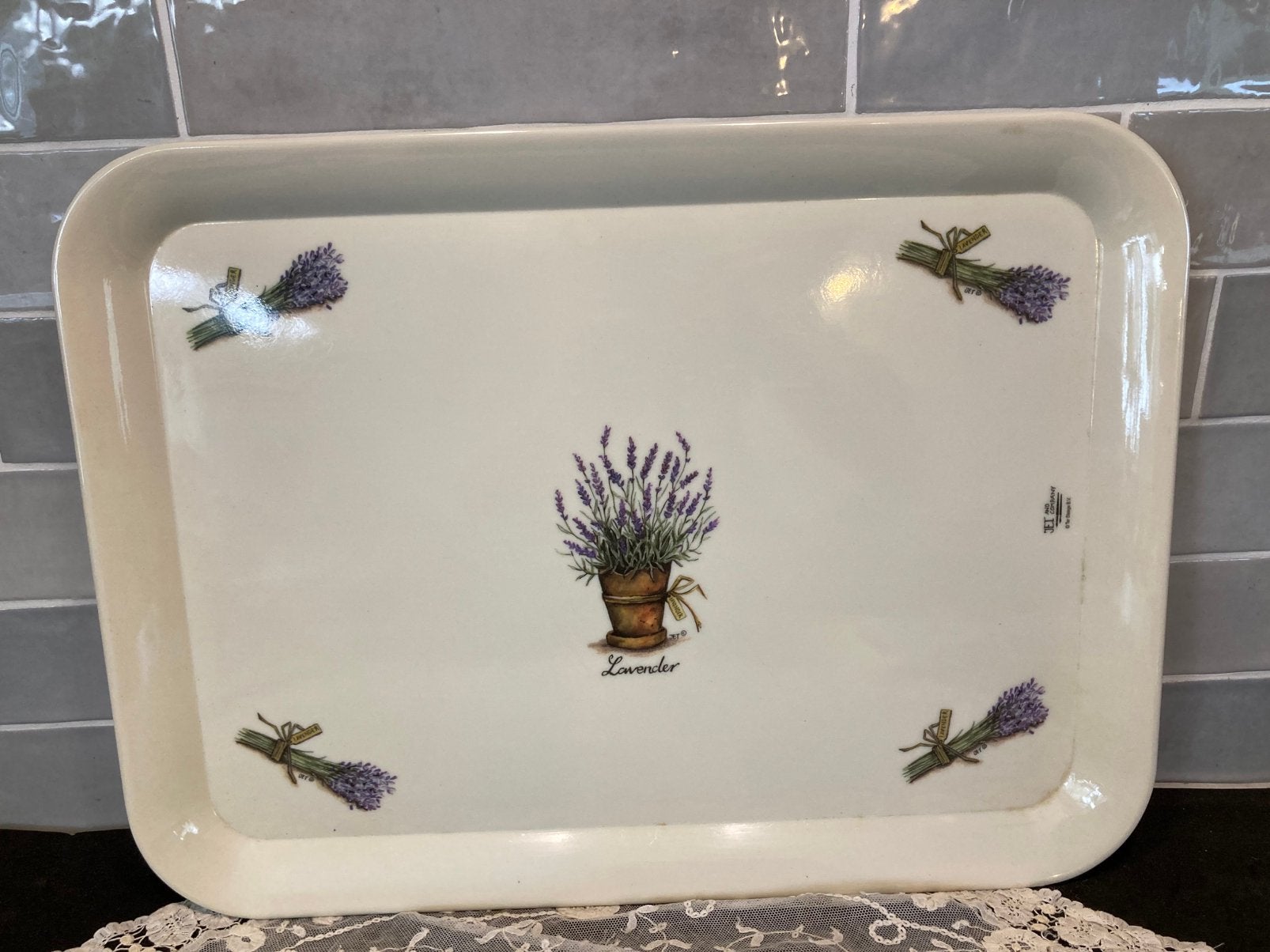 Dienblad Jet Lavender (080825s), Ophalen of Verzenden, Gebruikt, Rechthoekig, Kunststof