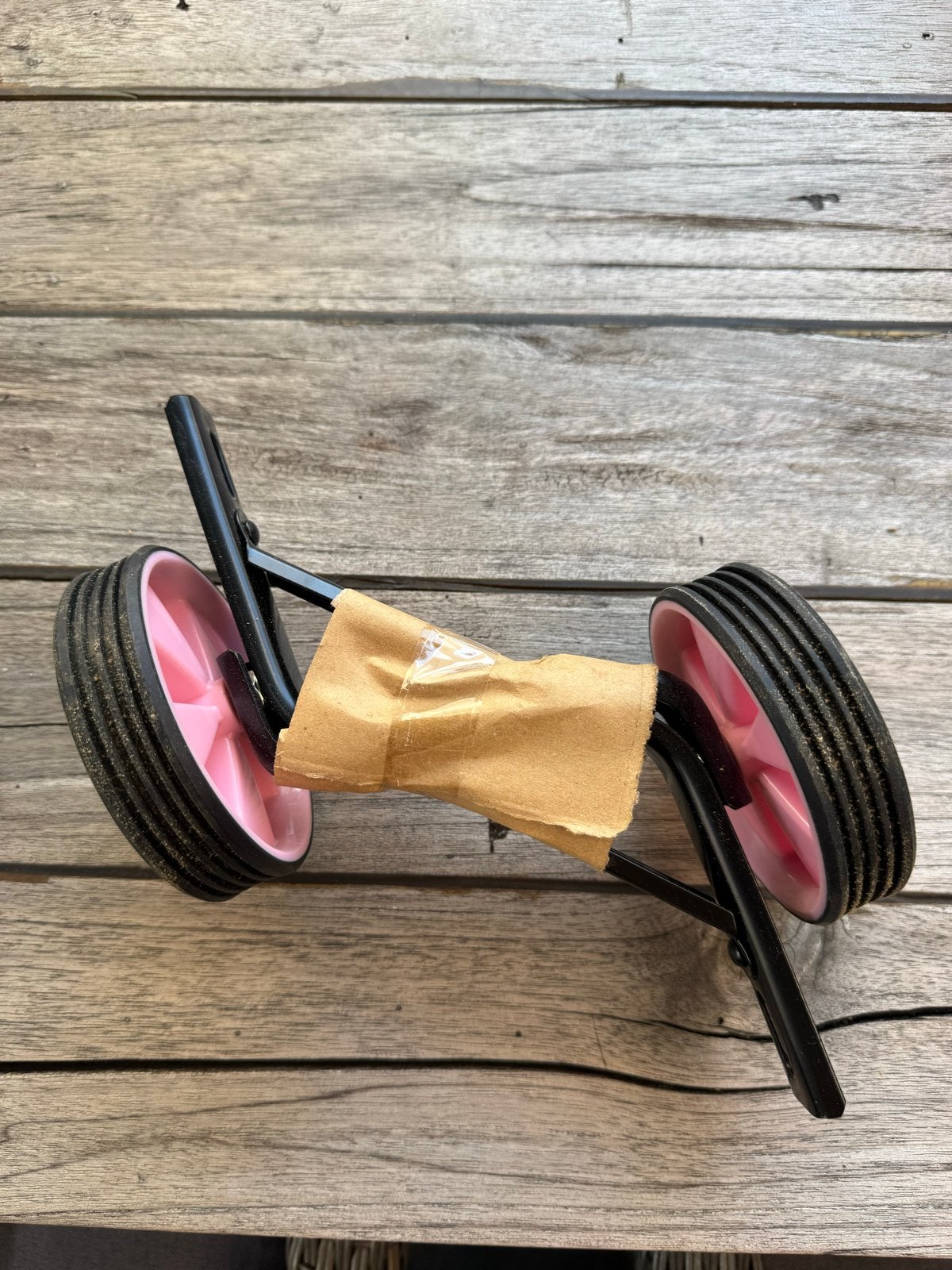 Roze zijwieltjes voor kinderfiets, Fietsen en Brommers, Ophalen, Nieuw