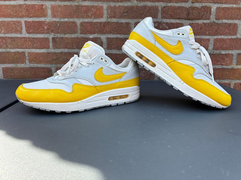 Nike air max 1 tour yellow maat 44, Overige kleuren, Ophalen of Verzenden, Sneakers of Gympen, Zo goed als nieuw