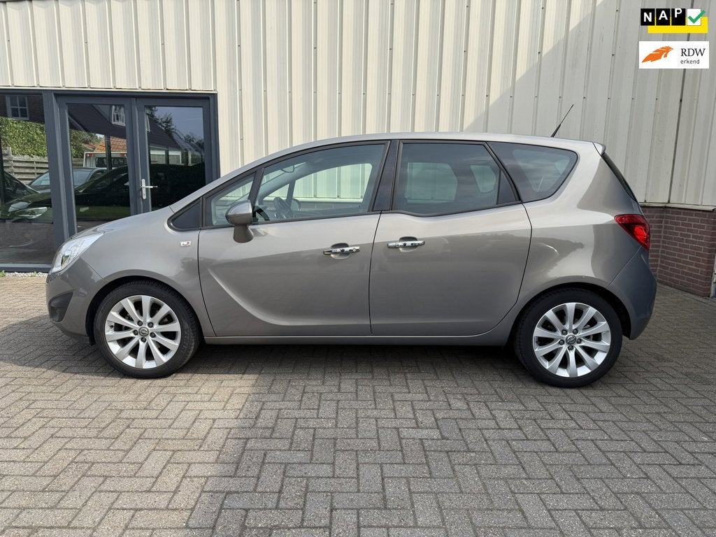 Opel Meriva 1.4 Turbo Cosmo, Auto's, Voorwielaandrijving, Euro 5, Gebruikt, 4 cilinders