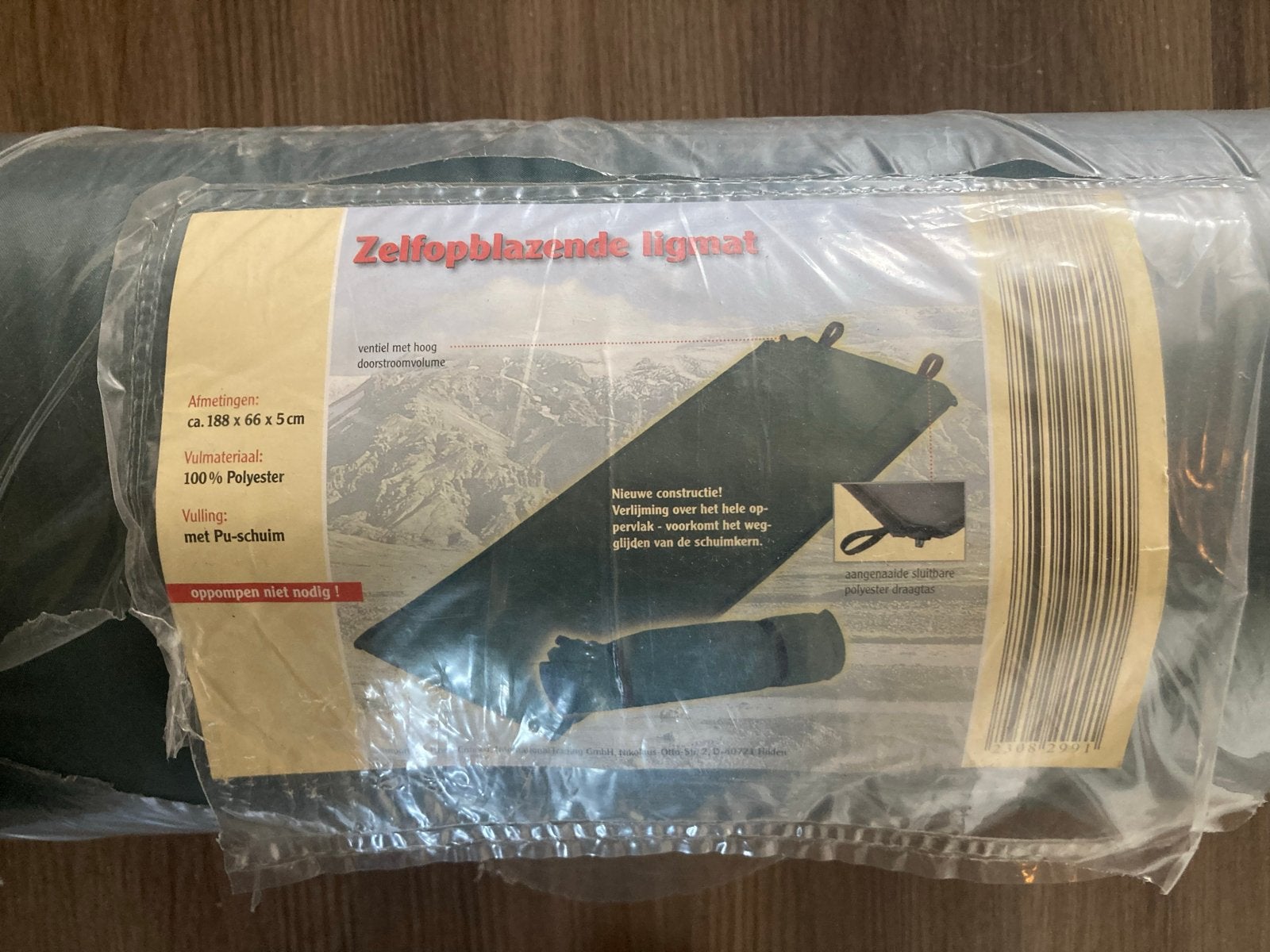 Nieuwe zelfopblazende 1-persoons ligmat, Ophalen, Nieuw, 1-persoons