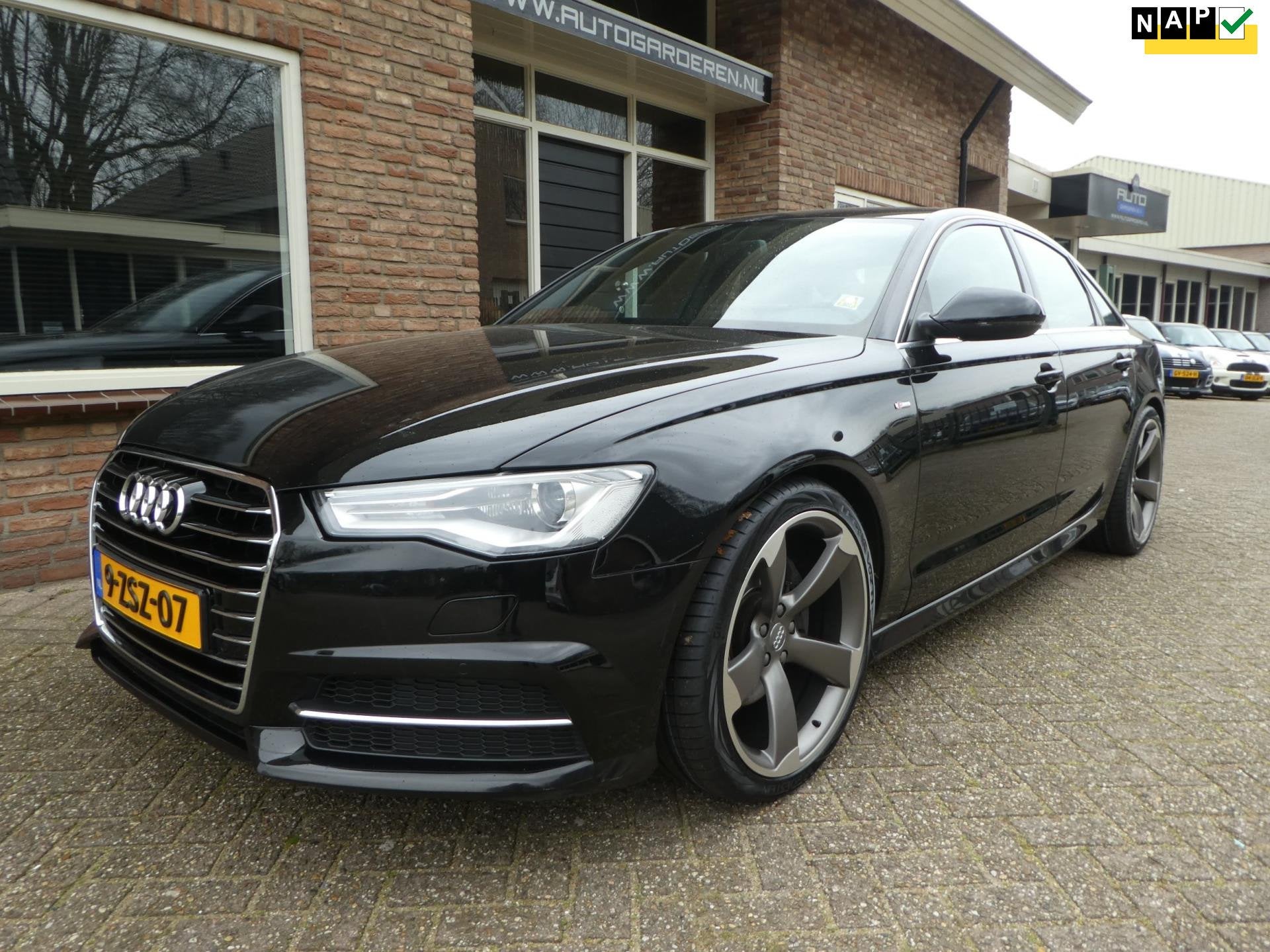 Audi A6 Limousine 1.8 TFSI ultra Sport Edition Automaat / S-, Auto's, Dealer onderhouden, Gebruikt, Zwart, 1600 kg
