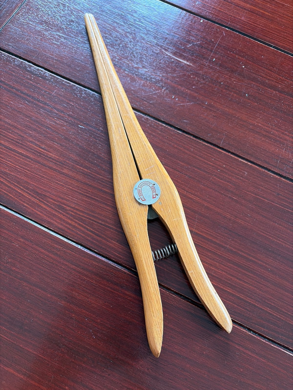Vintage houten handschoenen oprekker- Uniek design, Antiek en Kunst, Ophalen of Verzenden