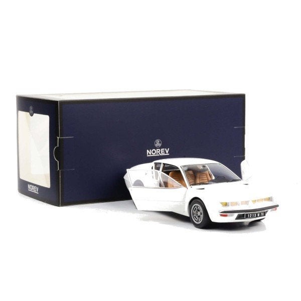 Renault Alpine A310 1600 VE 1972 Wit Schaal 1/18 Norev, Hobby en Vrije tijd, Modelauto's | 1:18, Auto, Norev, Ophalen of Verzenden