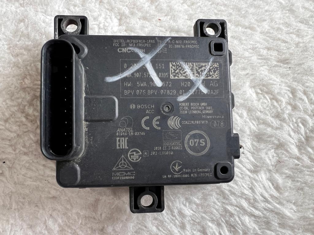 ACC Sensor Radar 5WA907572B Bosch Audi A3 Golf 8 Octavia, Auto-onderdelen, Ophalen of Verzenden, Gebruikt, Audi