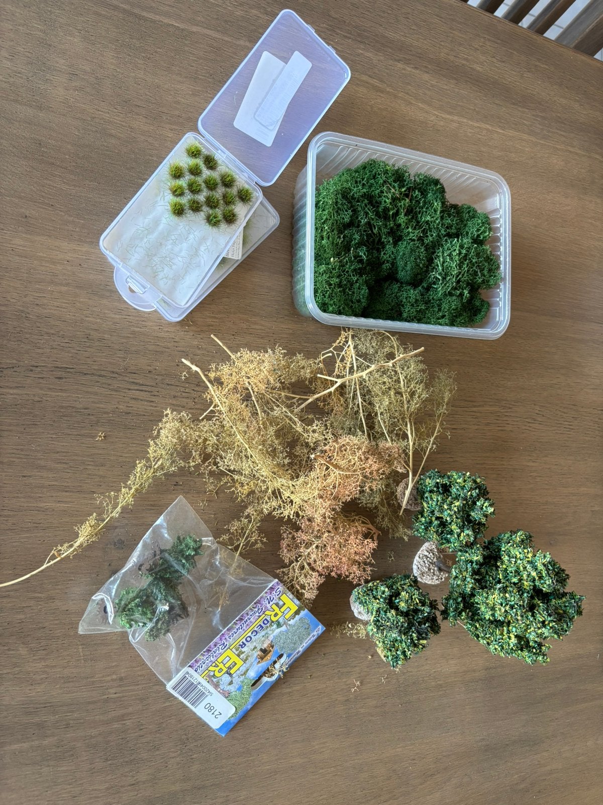 Maquette materiaal miniatuur bomen en struikgewas, Ophalen of Verzenden, Nieuw