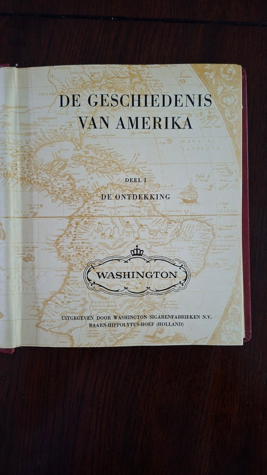 Album: De Geschiedenis van Amerika - Washington Sigaren, Ophalen of Verzenden, Gebruikt