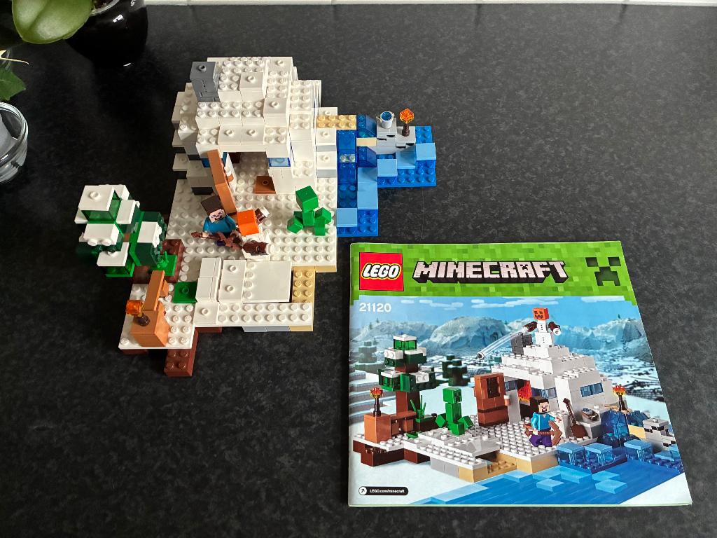 Lego Minecraft set 21120, Ophalen, Minecraft, Lego, Zo goed als nieuw