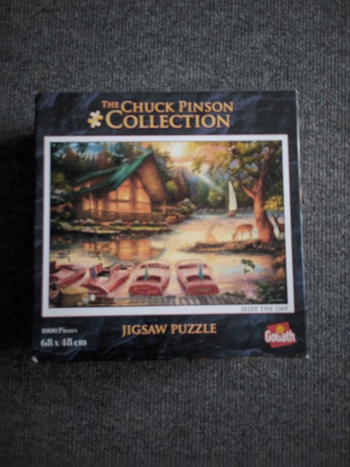 Chuck Pinson Collection Jigsaw Puzzel 1000 stukjes, Ophalen of Verzenden, 500 t/m 1500 stukjes, Gebruikt, Legpuzzel