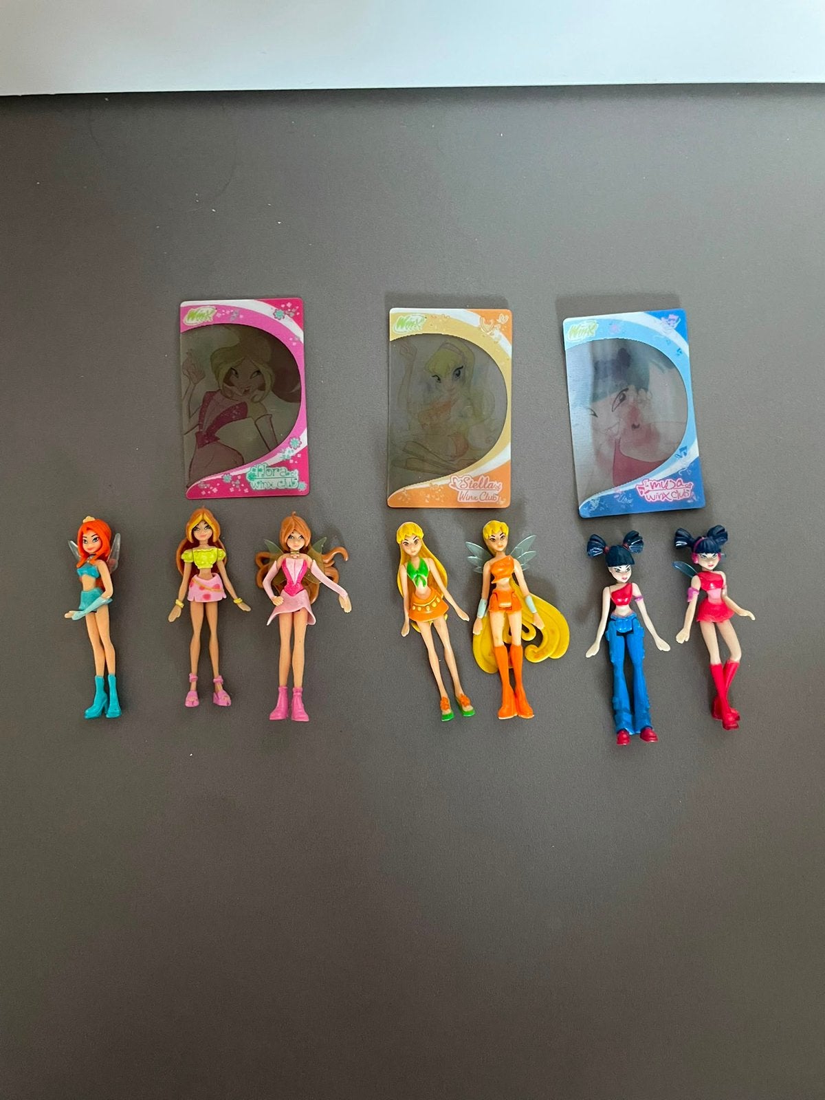 Winx magical mini’s 2005 Mattel Flora, Musa, Stella en Bloom, Verzamelen, Ophalen of Verzenden, Gebruikt, Pop