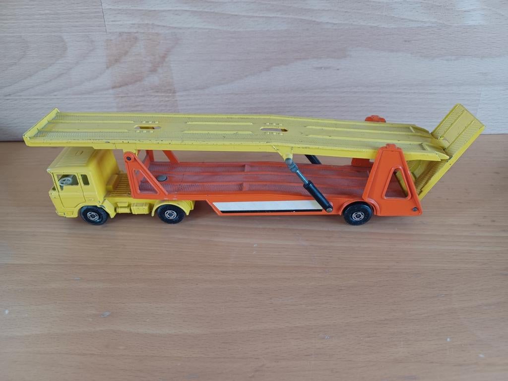 Vintage Matchbox Lesney Car Transporter K-8, Ophalen of Verzenden, Gebruikt