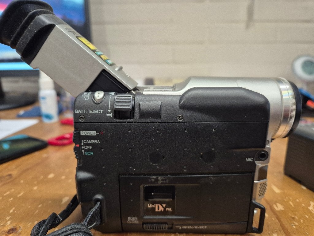 Videocamera, Mini dv, Gebruikt, Panasonic, 20x of meer