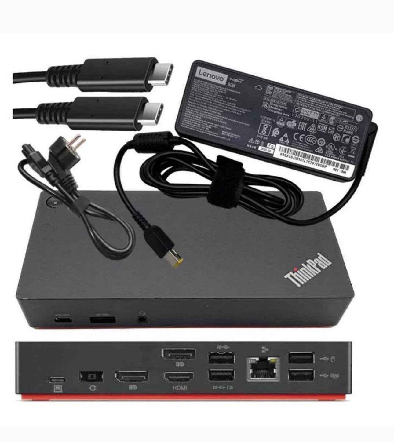 Lenovo ThinkPad USB-C Dock Gen 2, Computers en Software, Dockingstations, Zo goed als nieuw, Docking station, Laptop, Ophalen
