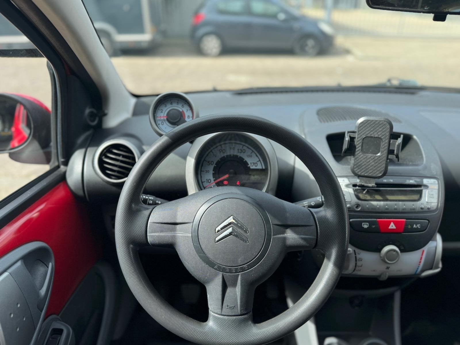 Citroen C1 1.0 | 2008 |AIRCO | ELEK. RAMEN | APK | BOEKJES |, Auto's, Voorwielaandrijving, Stof, Gebruikt, Zwart