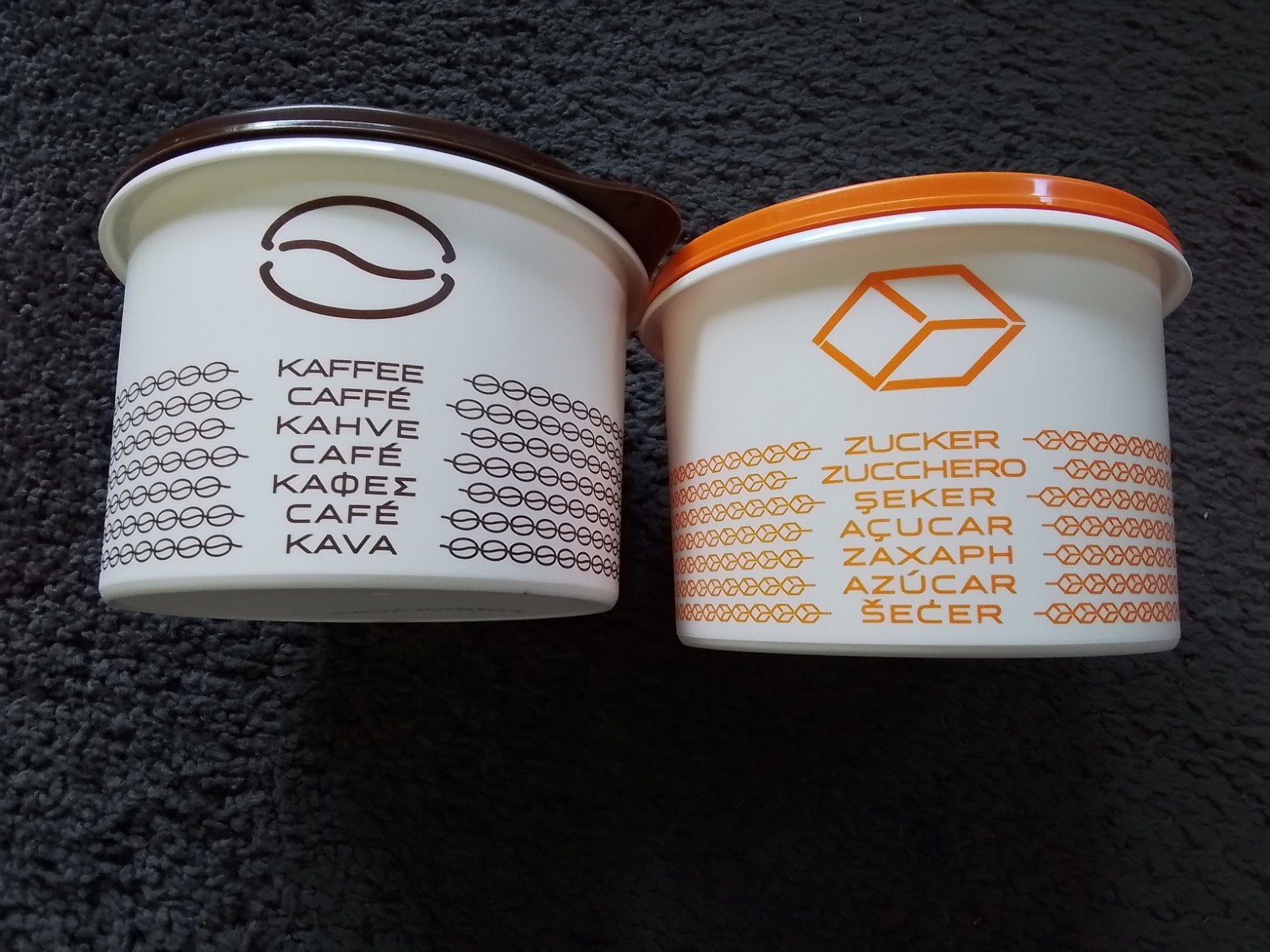 Tupperware koffie en suiker., Ophalen, Beker of Kan