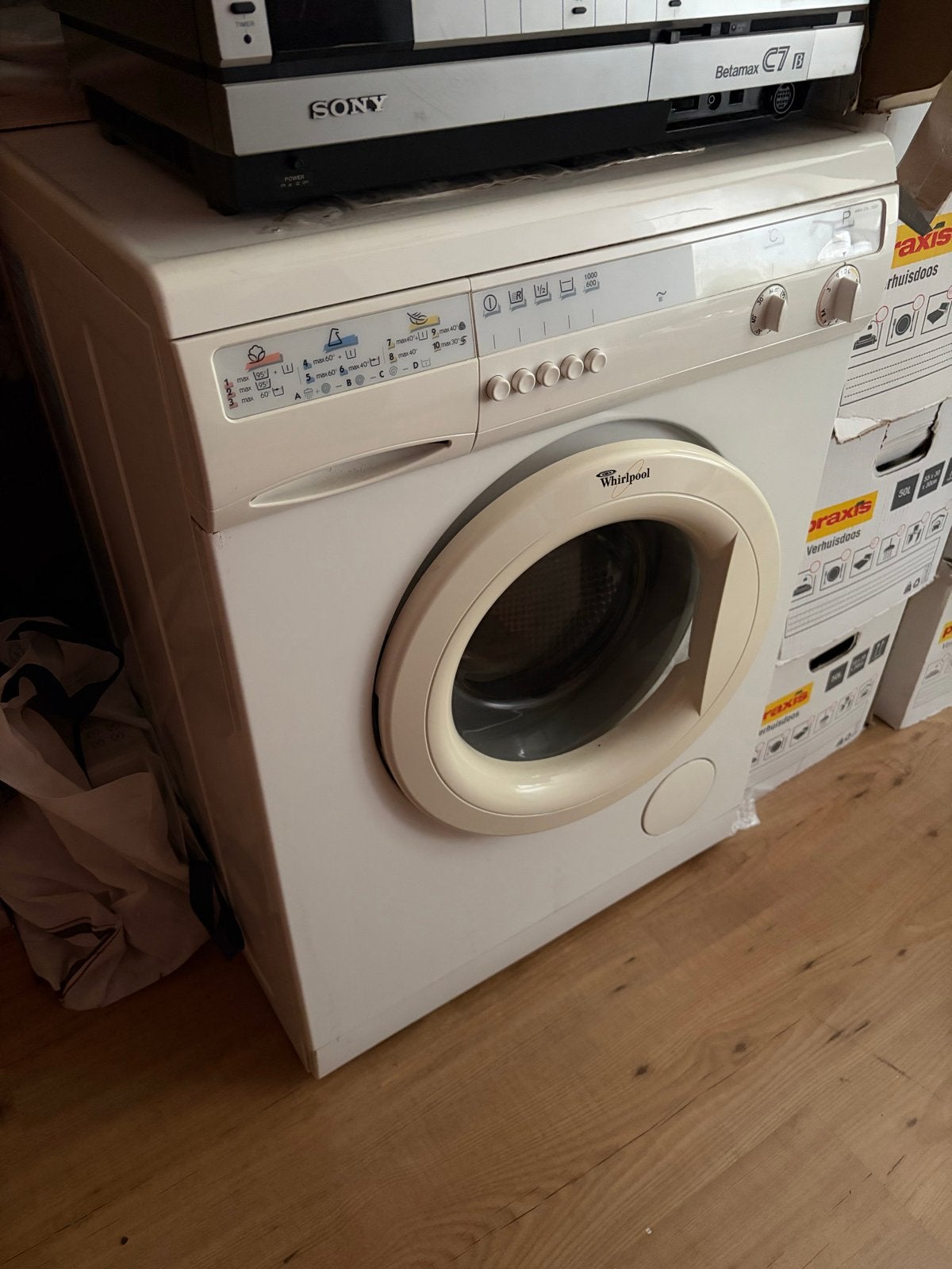 Whirlpool Wasmachine defect, Witgoed en Apparatuur, Ophalen, Gebruikt, Voorlader, 85 tot 90 cm