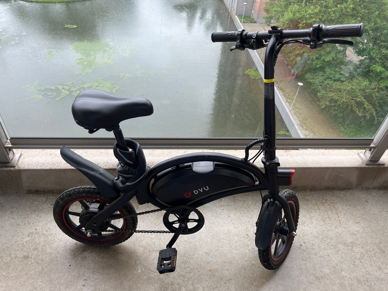 DYU D3+ elektrische fiets, Minder dan 30 km per accu, Gebruikt, Minder dan 47 cm, Ophalen