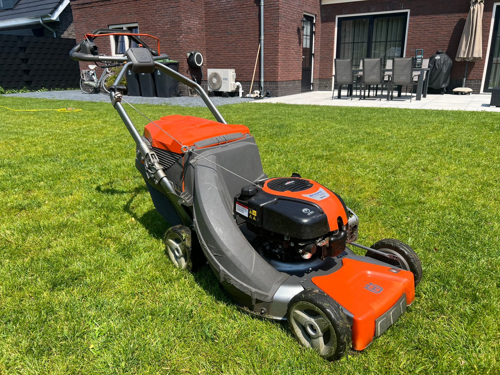 Husqvarna LC53e Grasmaaier te koop!, Tuin en Terras, Grasmaaiers, Ophalen, Gebruikt, Benzine-grasmaaier, 50 cm of meer
