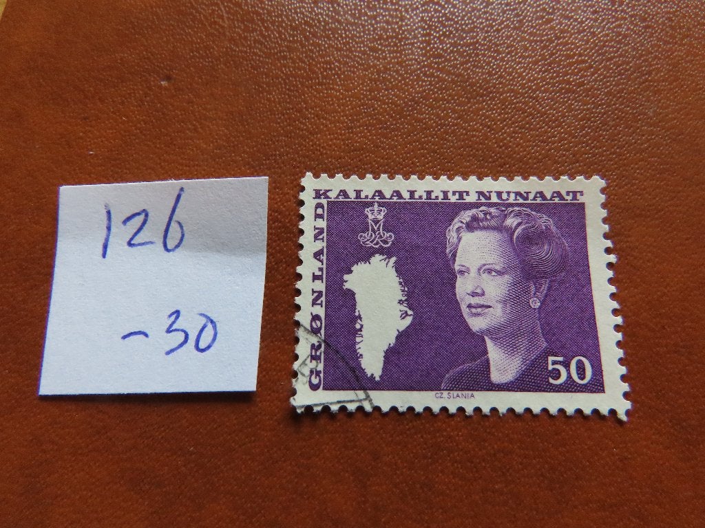 Groenland 126, Ophalen of Verzenden, Denemarken, Gestempeld