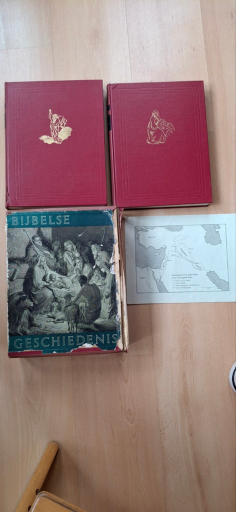 Bijbelse Geschiedenis Boekenset met Kaart, Ophalen of Verzenden, Onbekend