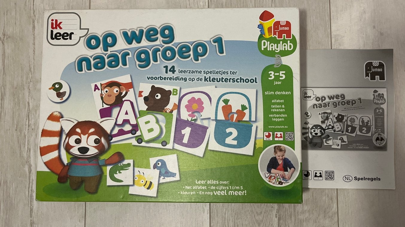 Ik leer: Op weg naar groep 1 - Educatief spel voor kleuters, Ophalen of Verzenden, Zo goed als nieuw, Taal en Lezen