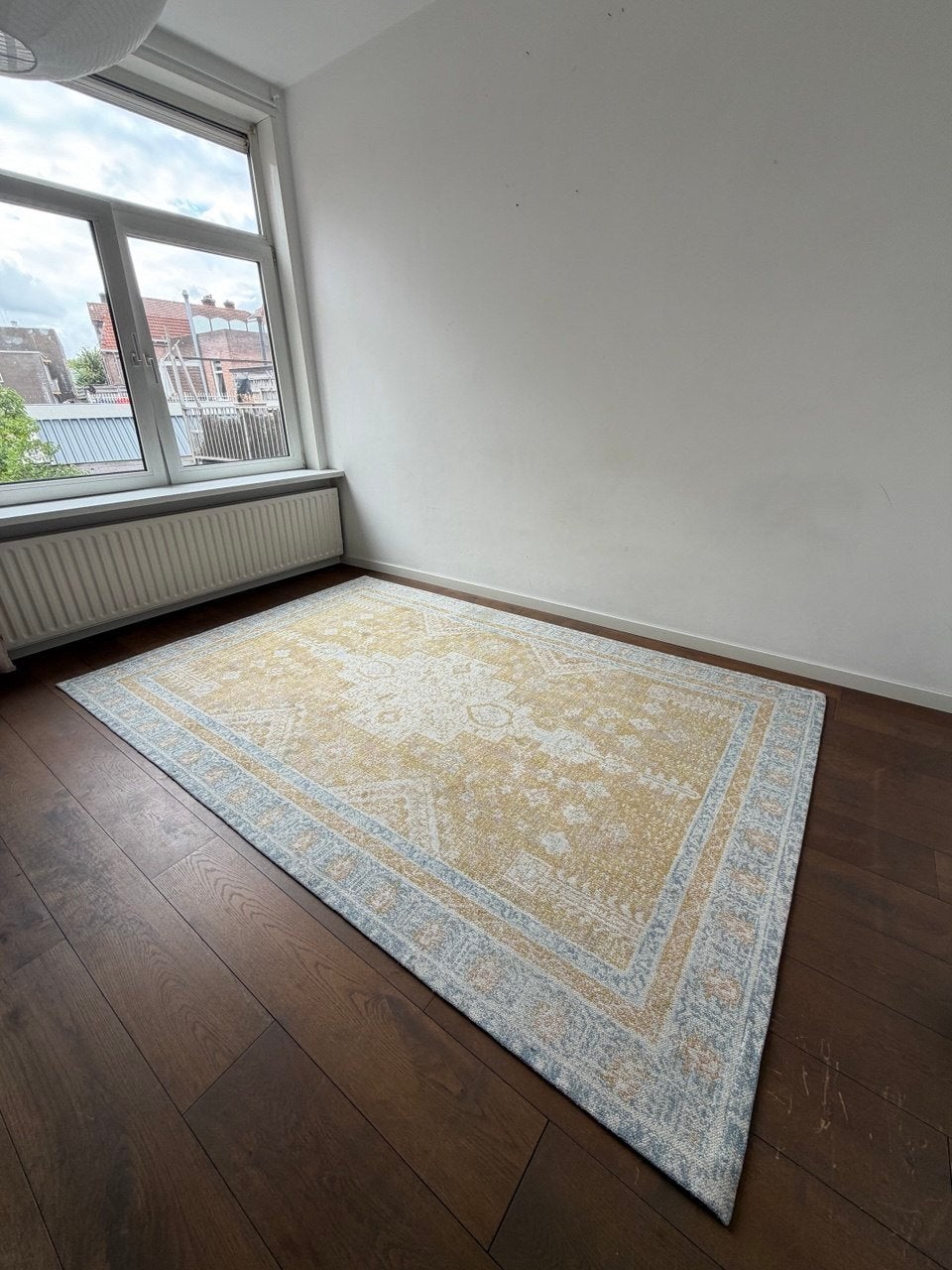 Sissy-Boy vloerkleed – nieuw en ongebruikt – geel/blauw