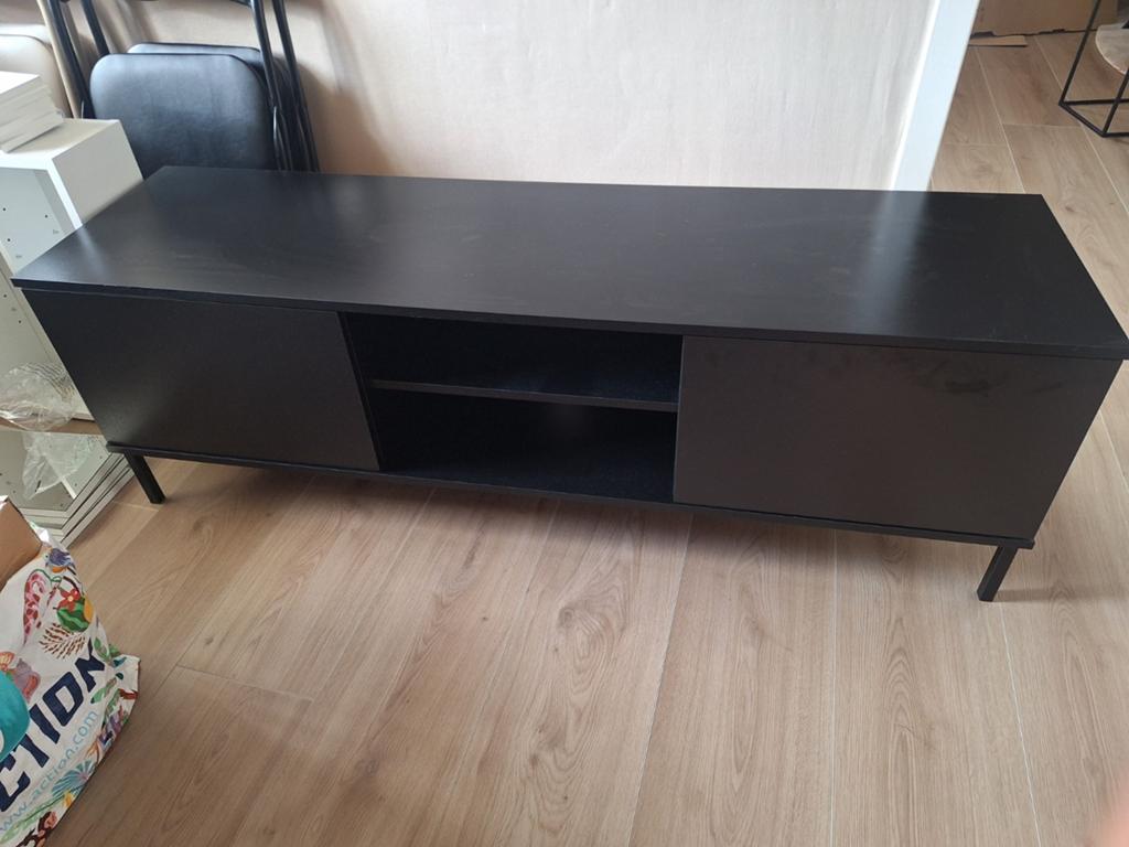 Mooie zwarte tv kast, Ophalen, Zo goed als nieuw, 25 tot 50 cm, Minder dan 100 cm
