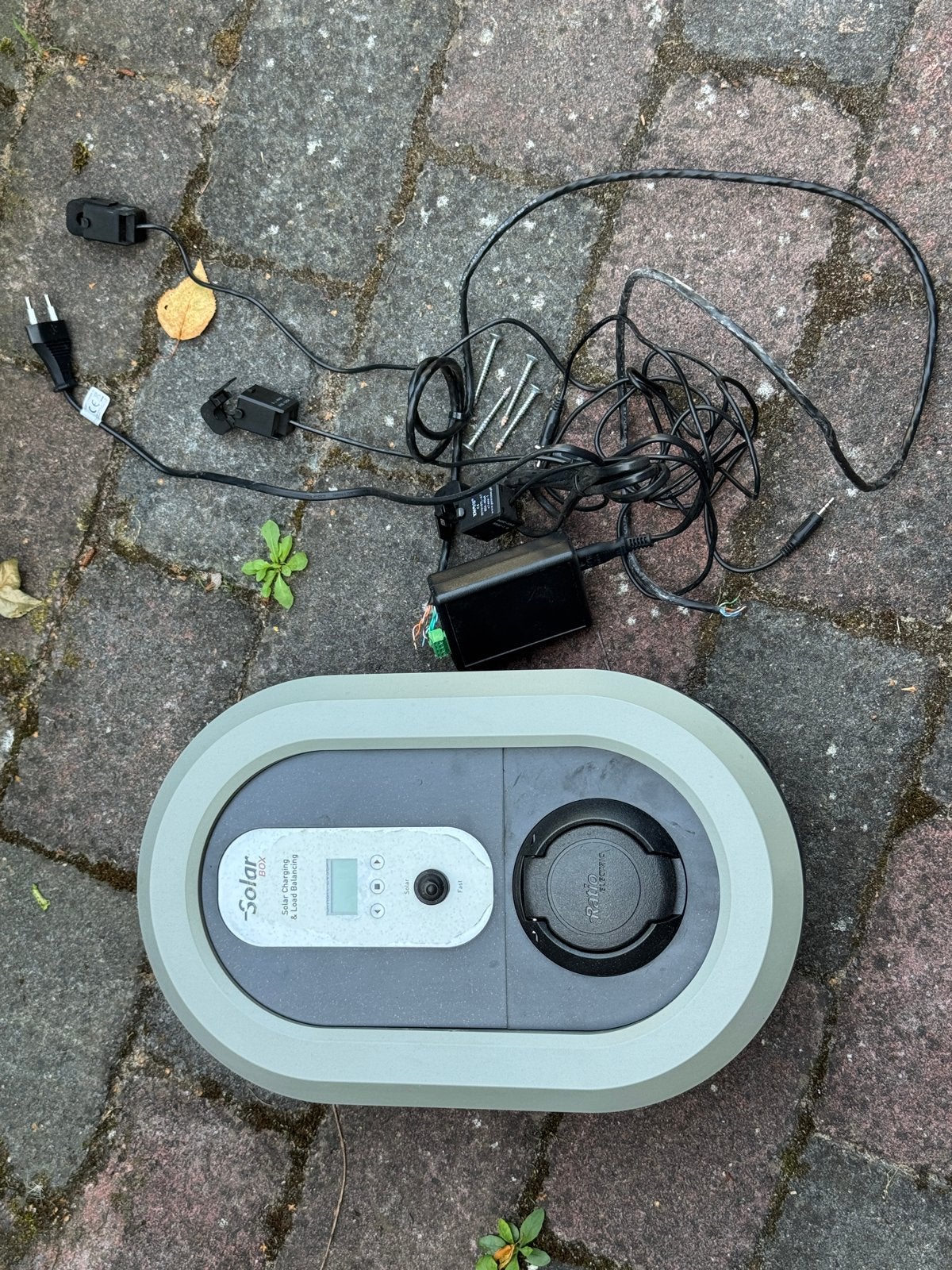 Ratio Solar Laadpaal met Sensorbox en CT Klemmen, Ophalen, Gebruikt, Overige materialen, Grijs