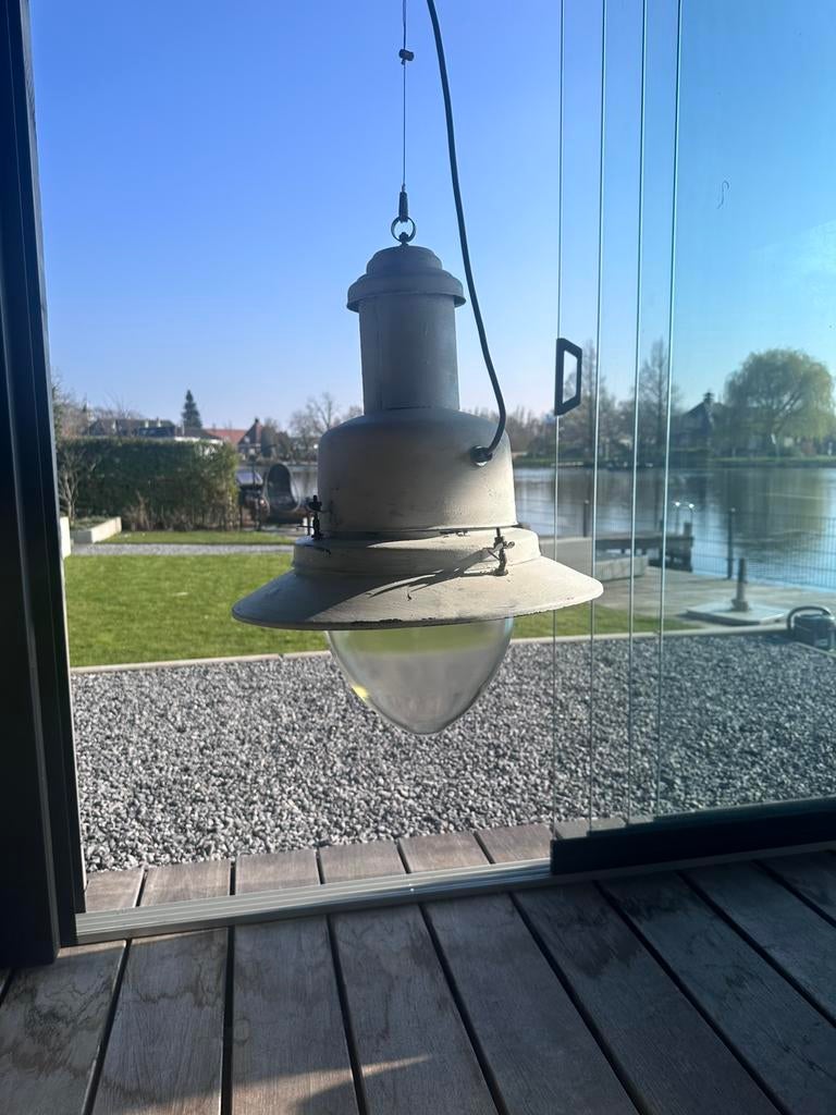 Ucello design  vintage scheepslamp, Huis en Inrichting, Lampen | Hanglampen, Ophalen of Verzenden, Zo goed als nieuw, Vintage design