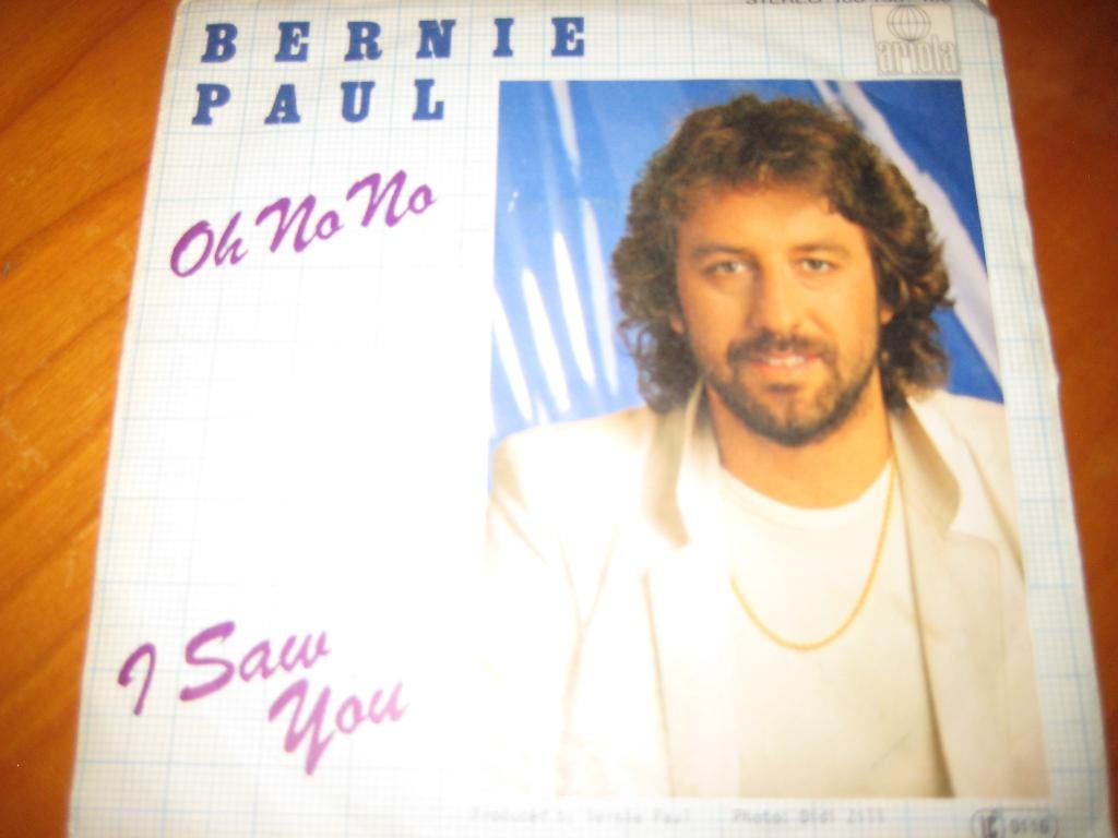 Bernie Paul: Oh no no, Cd's en Dvd's, Ophalen of Verzenden, Zo goed als nieuw, Pop