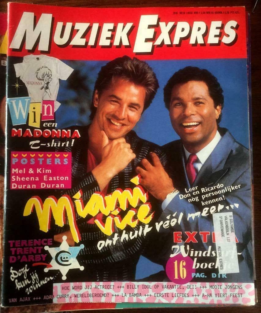 Muziek Expres oktober 1987 incl Windsurf special, Ophalen of Verzenden, 1980 tot heden, Tijdschrift