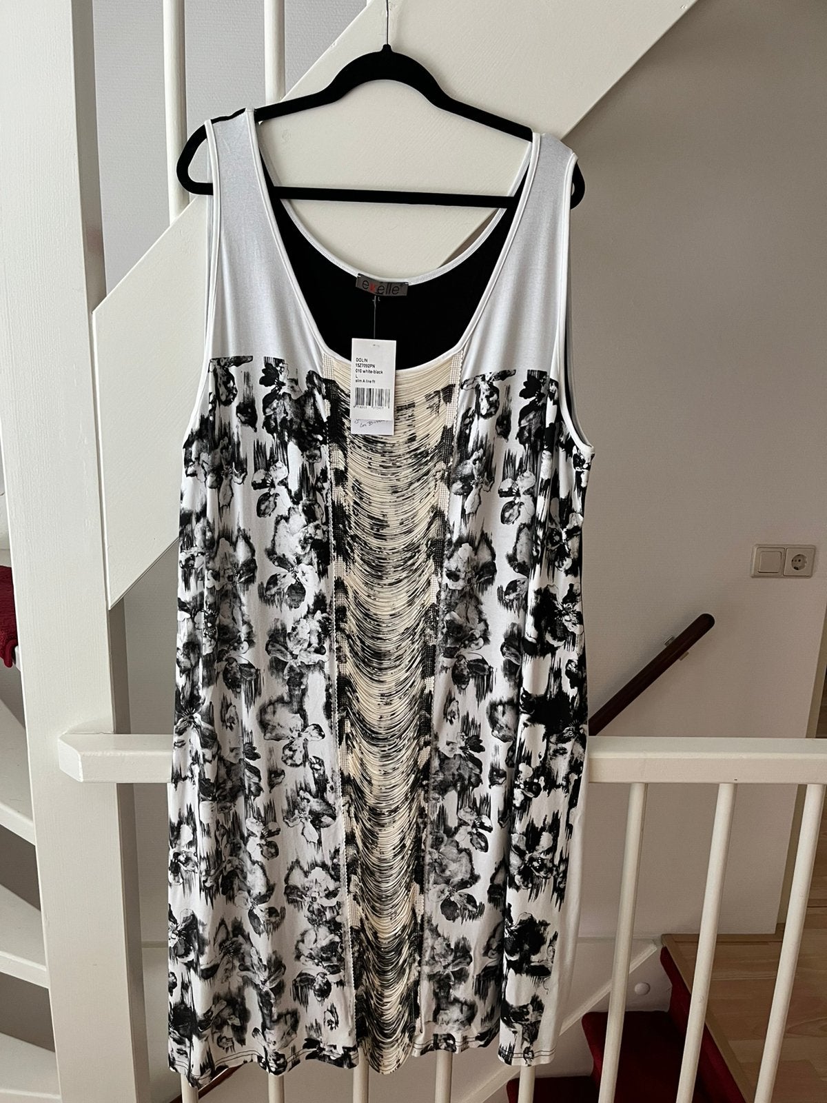 NIEUW jurk Exelle 52/54, Verzenden, Nieuw, Blauw, Jurk