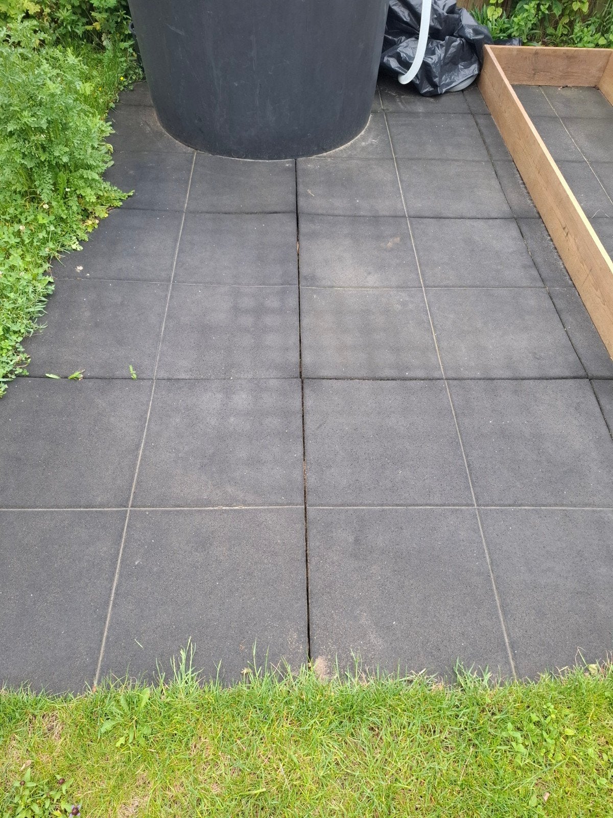 Rubberen tegels, 100 x 100x 5 cm, Ophalen, Gebruikt, Rubber, Overige typen