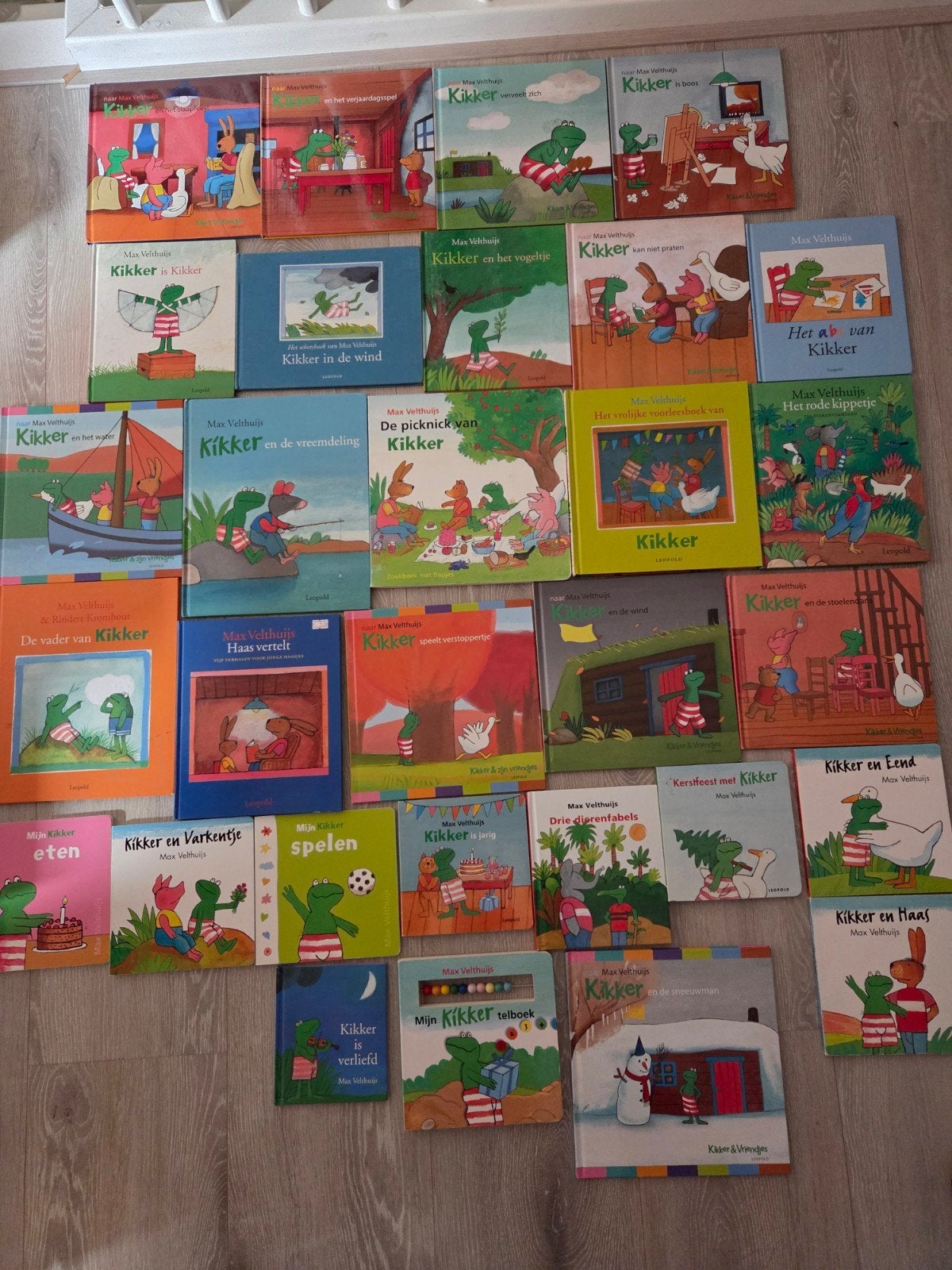 38x Eric Carle / Rupsje Nooitgenoeg + 30x Kikker Velthuis, Ophalen of Verzenden, Zo goed als nieuw, 3 tot 4 jaar