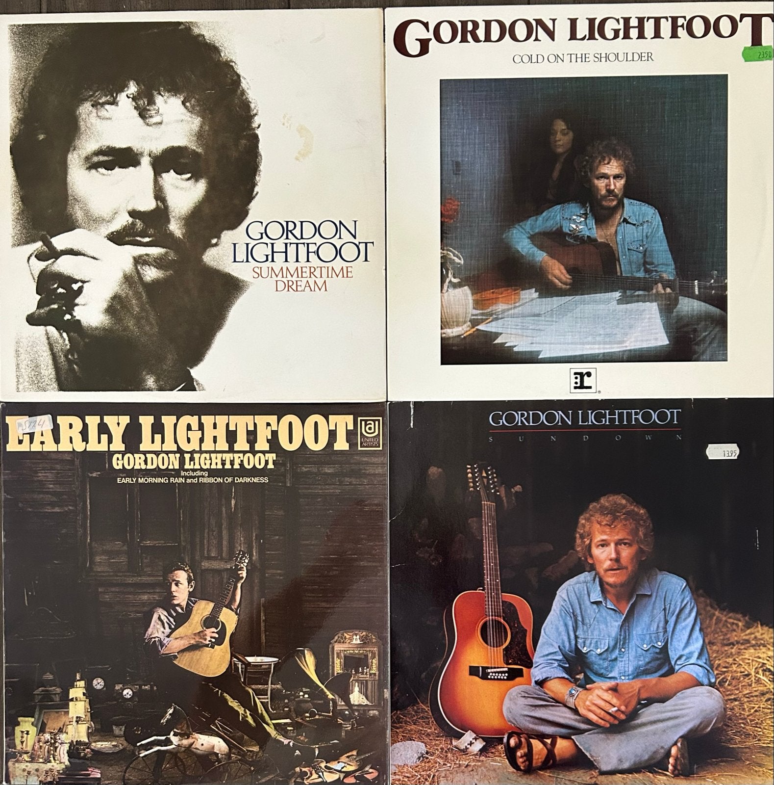Gordon Lightfoot LP collectie: 6 albums, Folk/Pop, Cd's en Dvd's, LP, Gebruikt, Ophalen of Verzenden, Complilatie
