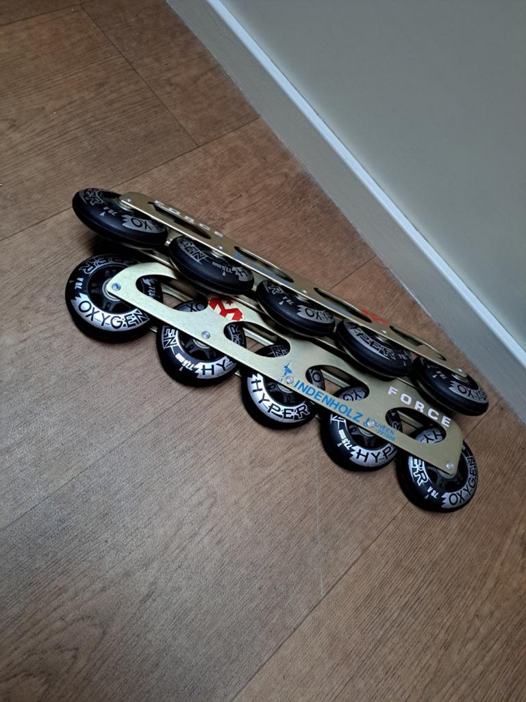 Skeeler wielen onderstel 5 wielen, Sport en Fitness, Ophalen