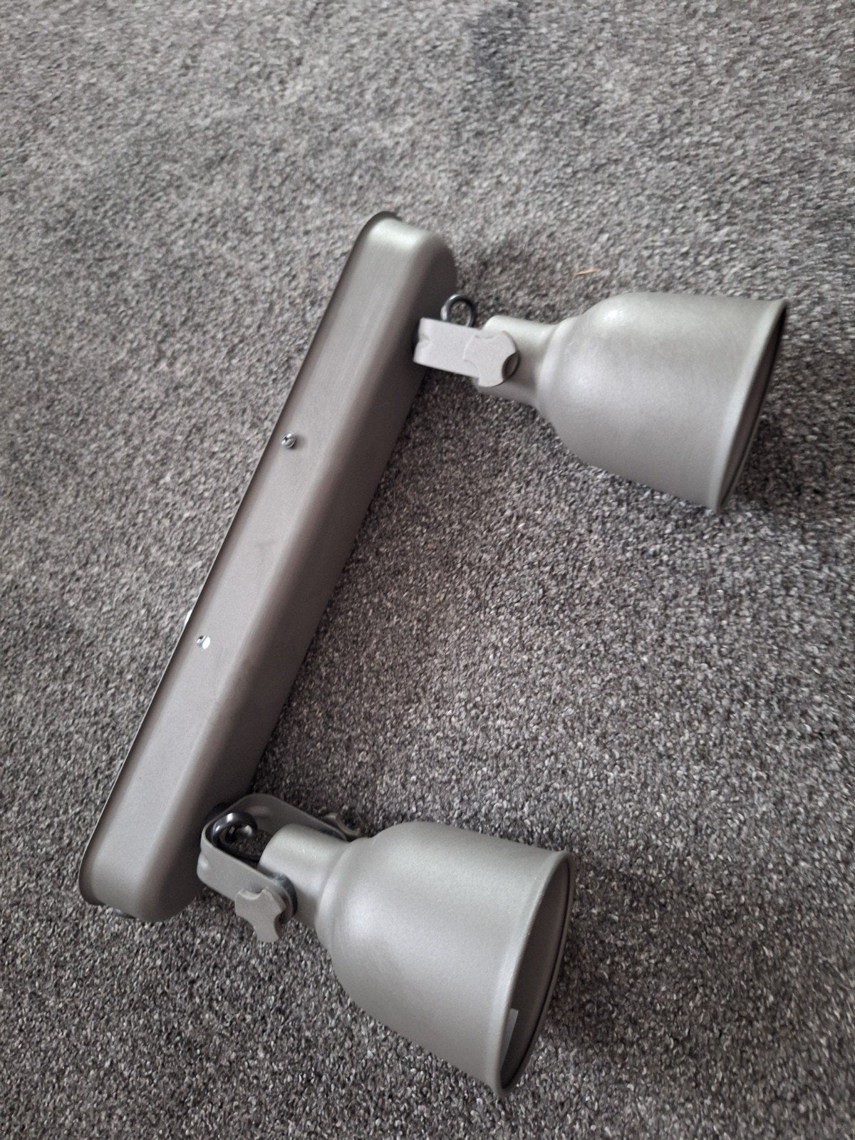 IKEA Hektar Plafondspot/Wandspot met 2 verstelbare spots, Ophalen, Gebruikt, GU10, LED