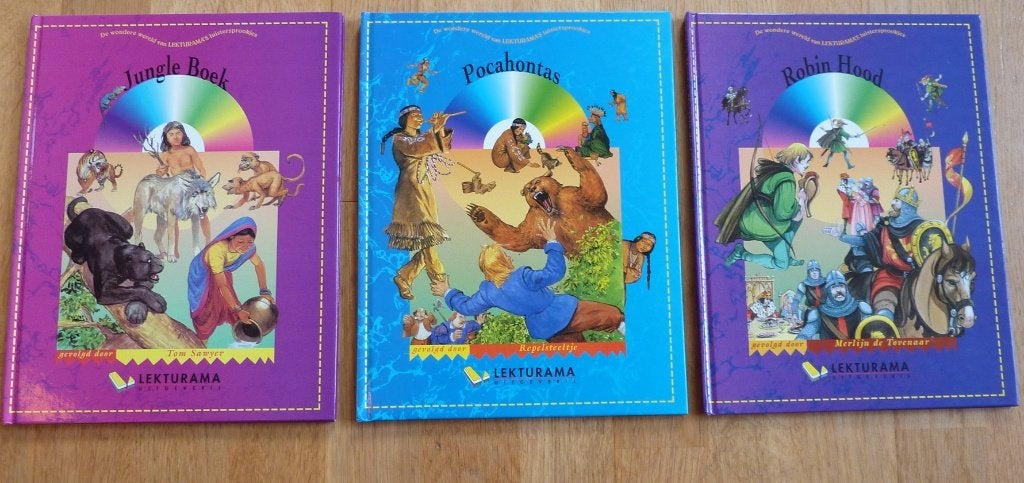 Sprookjesboeken Robin Hood, Pocohontas, Boeken, Ophalen of Verzenden, Zo goed als nieuw, Sprookjes