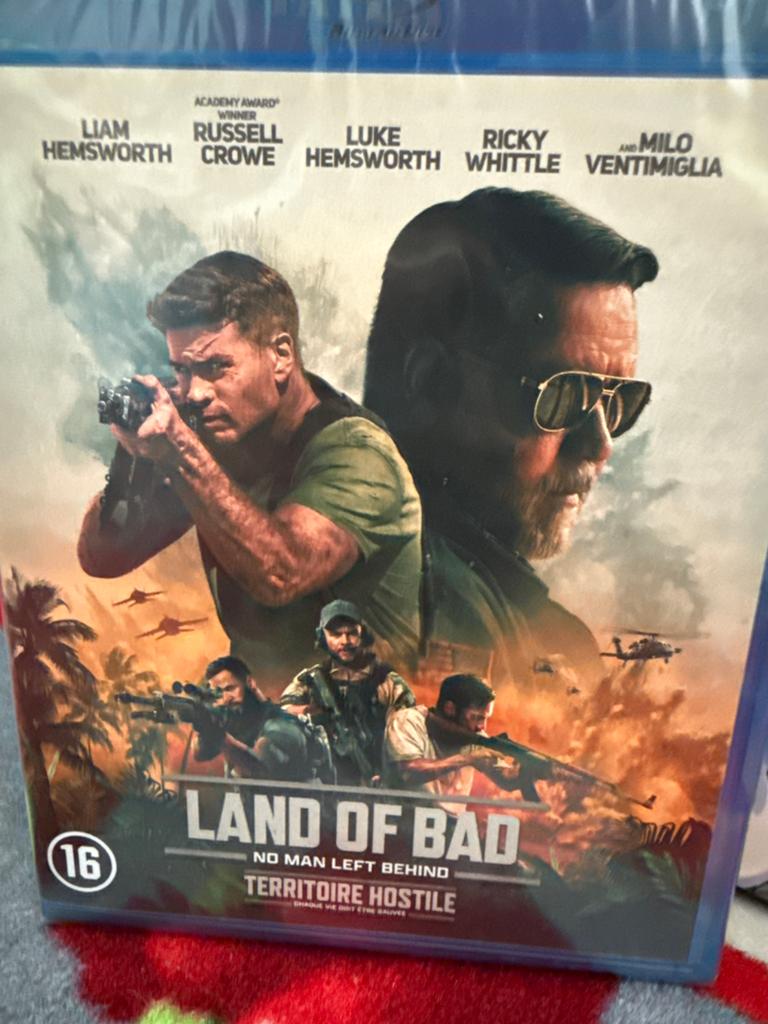 Land of Bad Blu-ray - Actie Thriller met Russell Crowe, Cd's en Dvd's, Blu-ray, Ophalen of Verzenden, Nieuw in verpakking, Actie