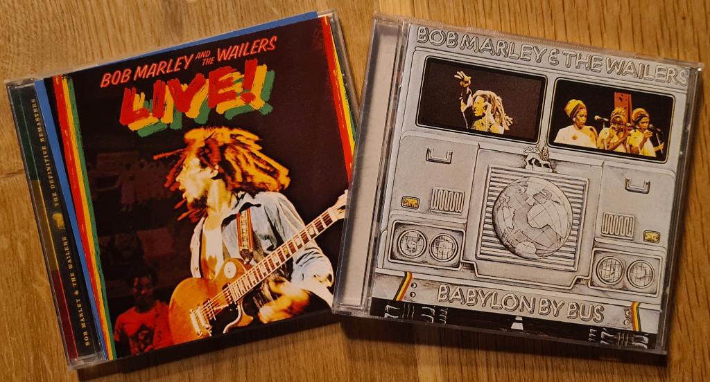 BOB MARLEY & WAILERS - Live! & Babylon by bus (2 CDs), Cd's en Dvd's, Cd's | Reggae en Ska, Ophalen of Verzenden, Zo goed als nieuw