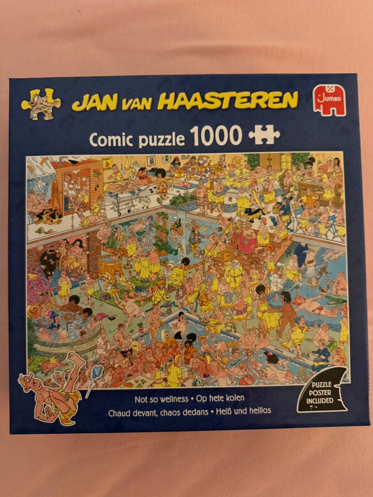 Puzzel Jan van Haasteren, Op Hete Kolen 1000 stukjes, Ophalen, 500 t/m 1500 stukjes, Zo goed als nieuw
